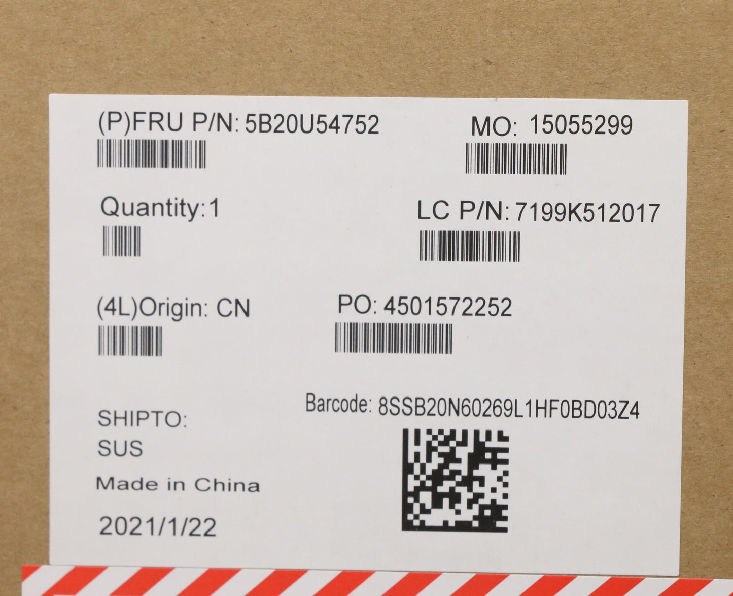 Lenovo Bdplanar Fru L Q370 Ga 65W Ww - 5B20U54752