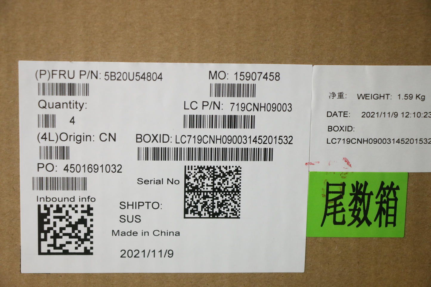 Lenovo Bdplanar Mb Whl-U I5-8365Ue No - 5B20U54804