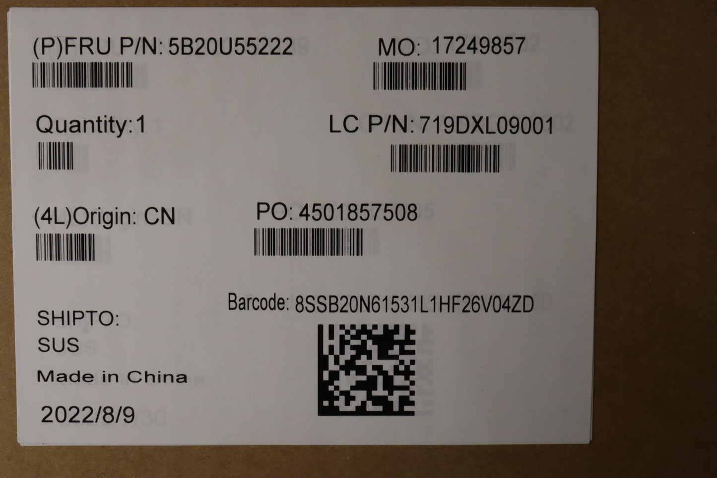 Lenovo Bdplanar Adls Q670 Mini5 Mp Wi - 5B20U55222