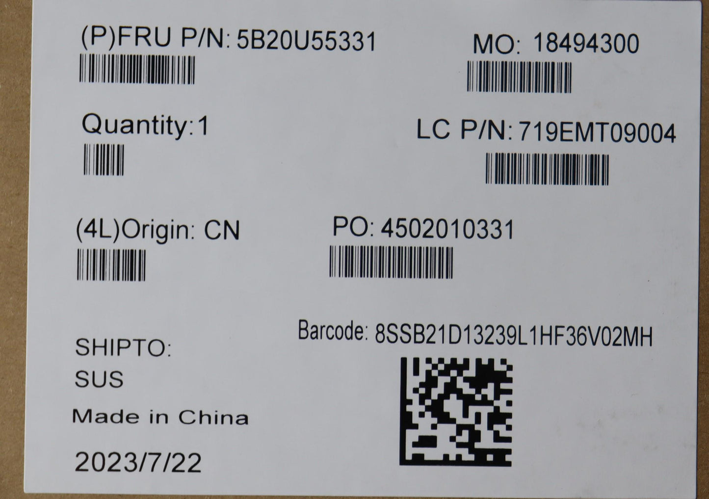 Lenovo Bdplanar Q670 Mb M80Q Gen4 Ms - 5B20U55331