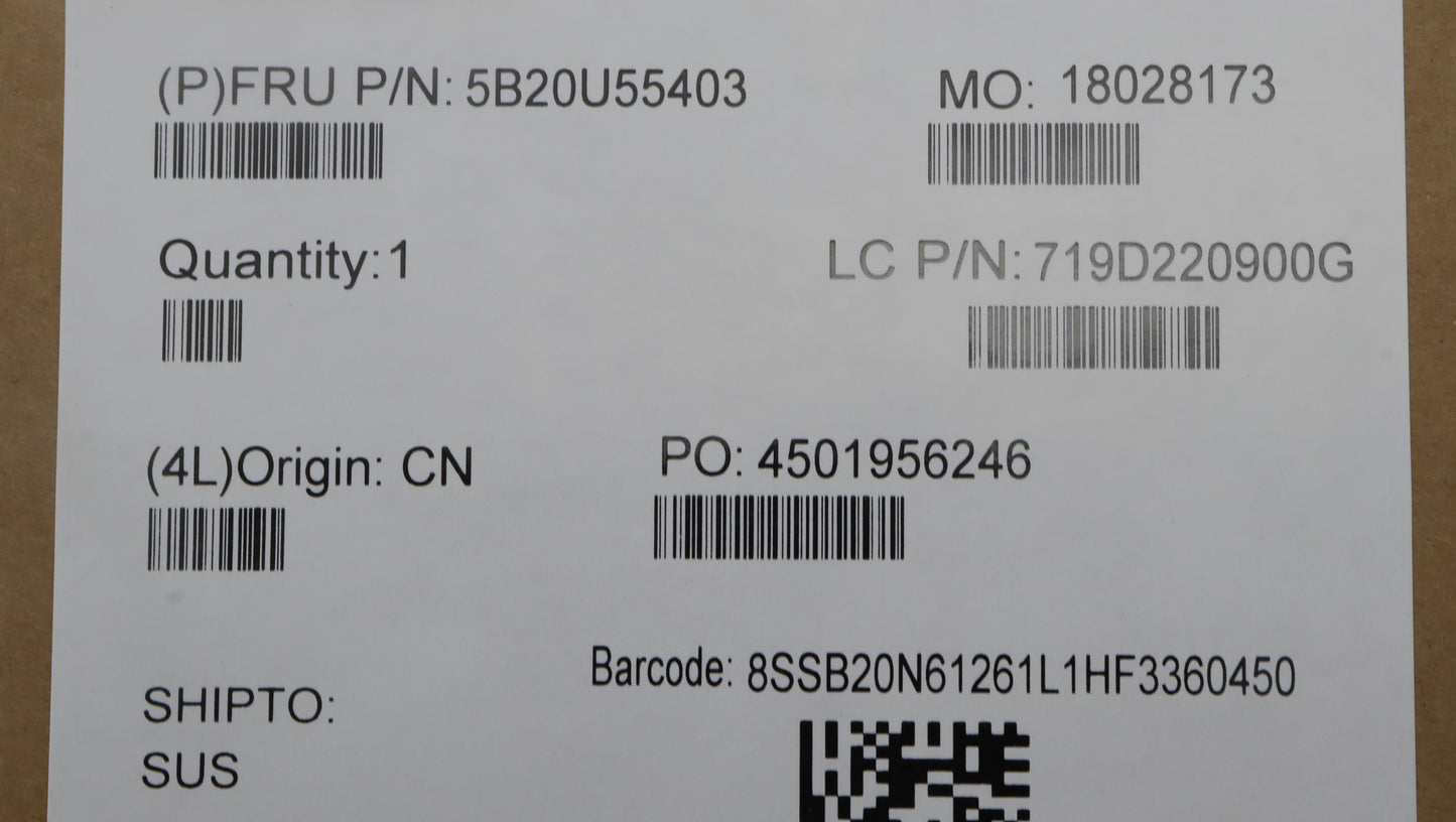 Lenovo System Board Motherboard - 5B20U55403