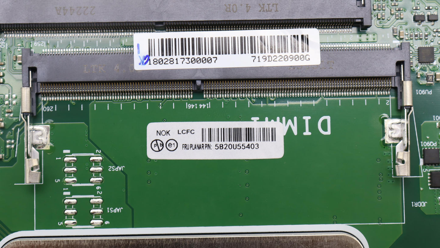 Lenovo System Board Motherboard - 5B20U55403