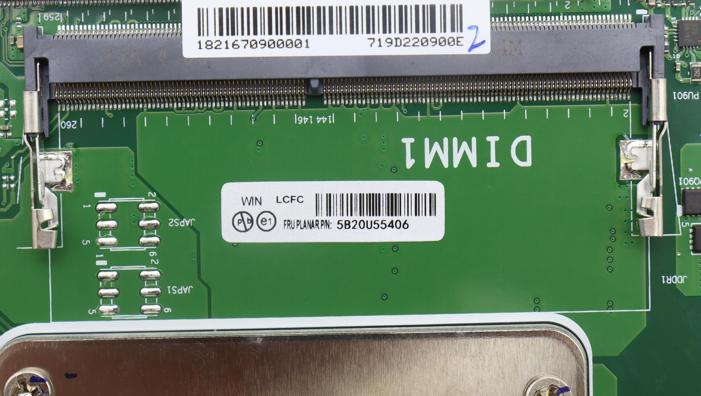 Lenovo Bdplanar Lenovo Mb Fru Wdp - 5B20U55406