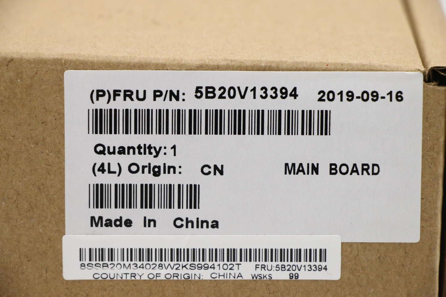 Lenovo Mb Win I7-8550U Uhd 8G Tpm2 Lr - 5B20V13394