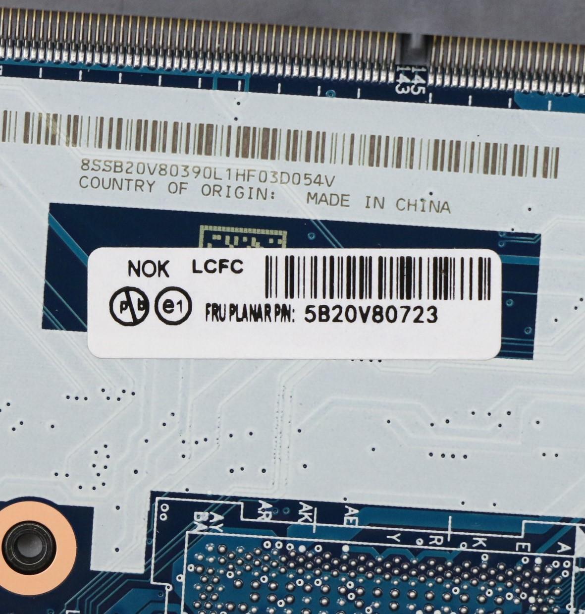 Lenovo Mb Uma I5-8265Uv0 Nok Yt Hw - 5B20V80723