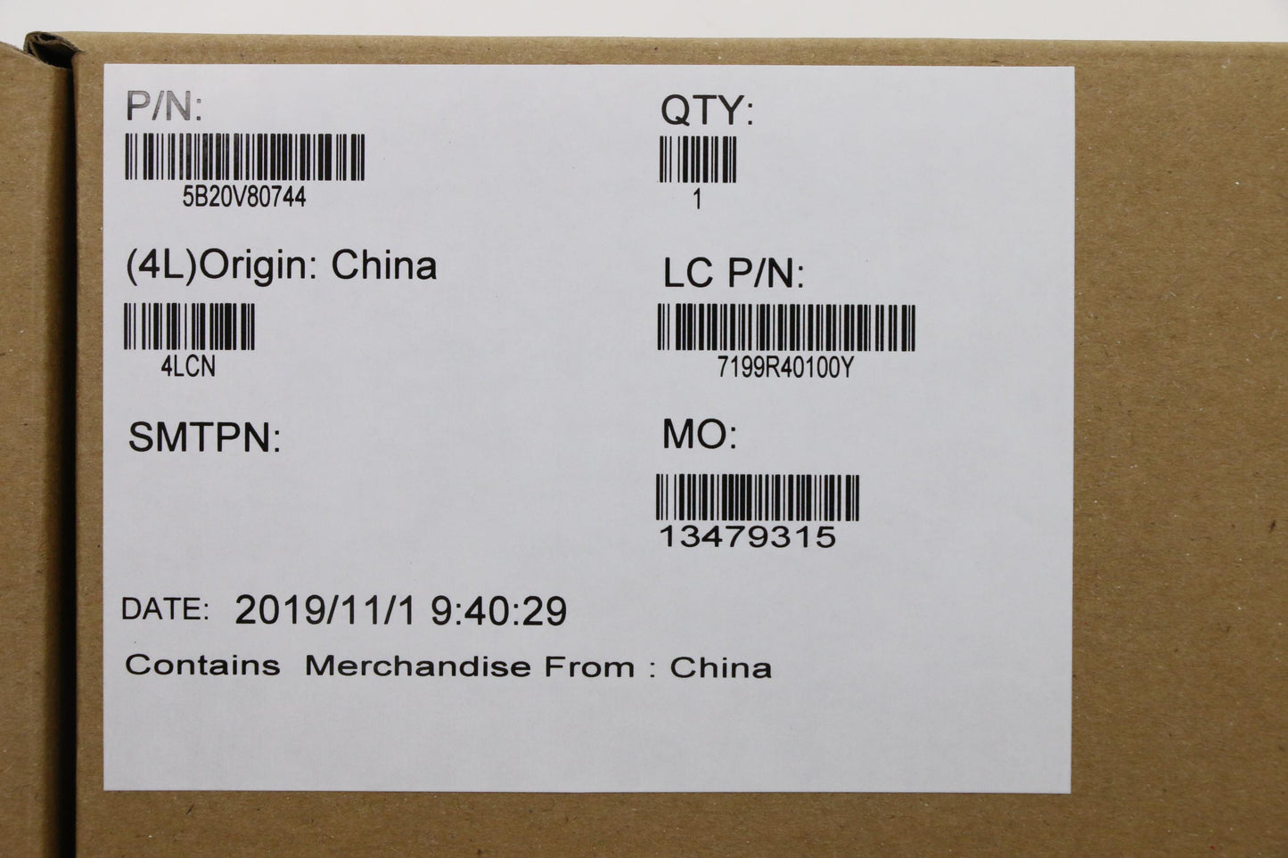 Lenovo Mb I7-8565Uv0 P1-70V2G Nok Nt - 5B20V80744