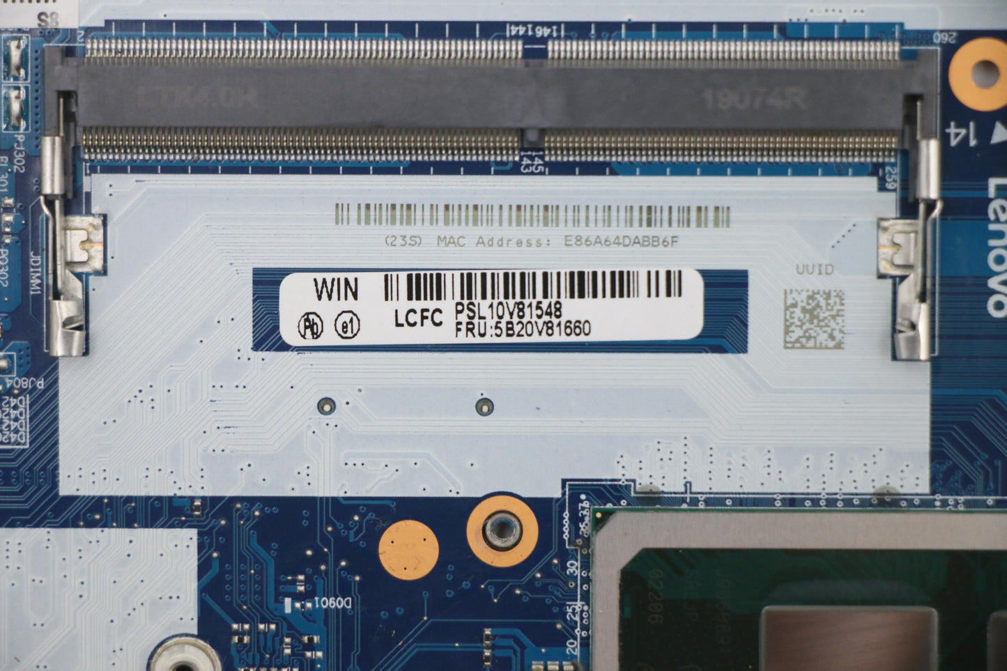 Lenovo Mb I7-8565Uv0 P1-50V2G Win Yt - 5B20V81660