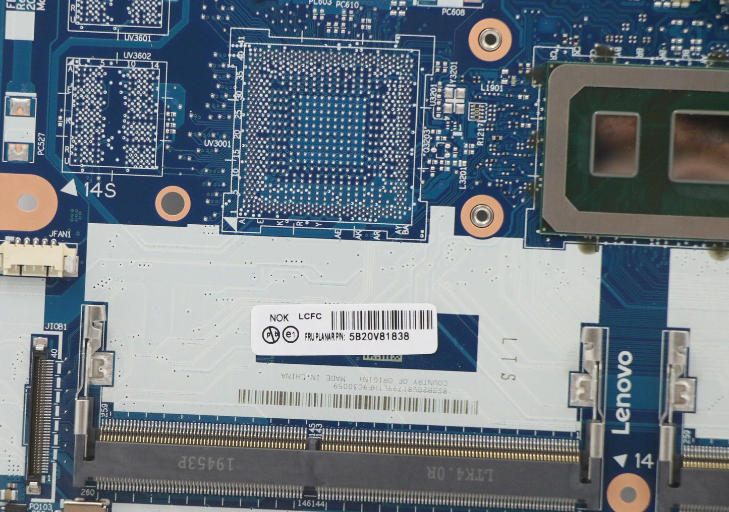 Lenovo Mb Uma I5-8265Uv0 Iuhdg Nok Yt - 5B20V81838
