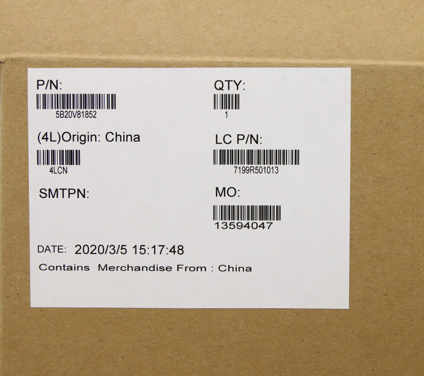 Lenovo Mb I7-8565Uv0 P1-70V2G Nok Nt - 5B20V81852