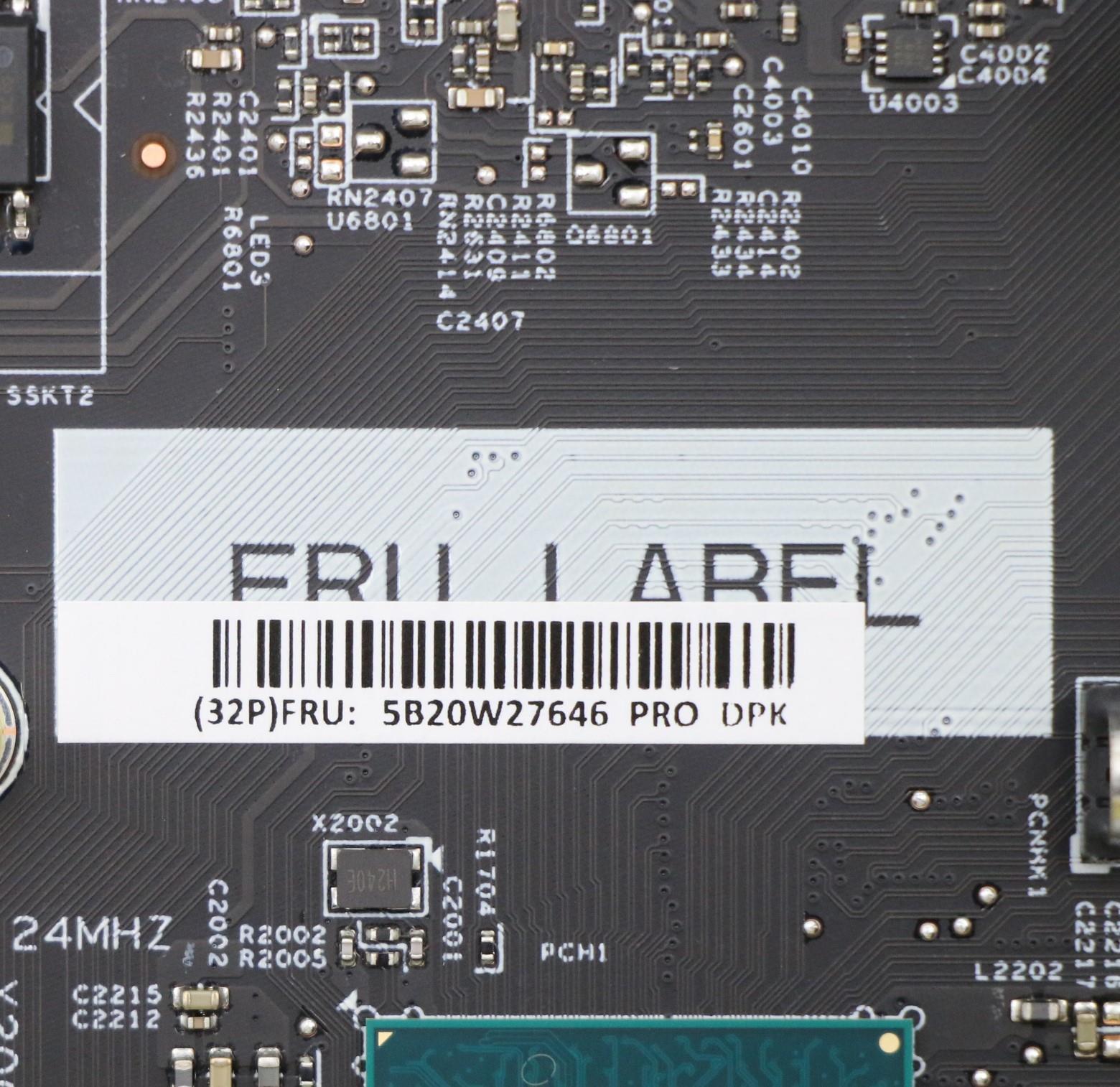 Lenovo Motherboard with Intel Comet Lake B460 Chipset for Windows