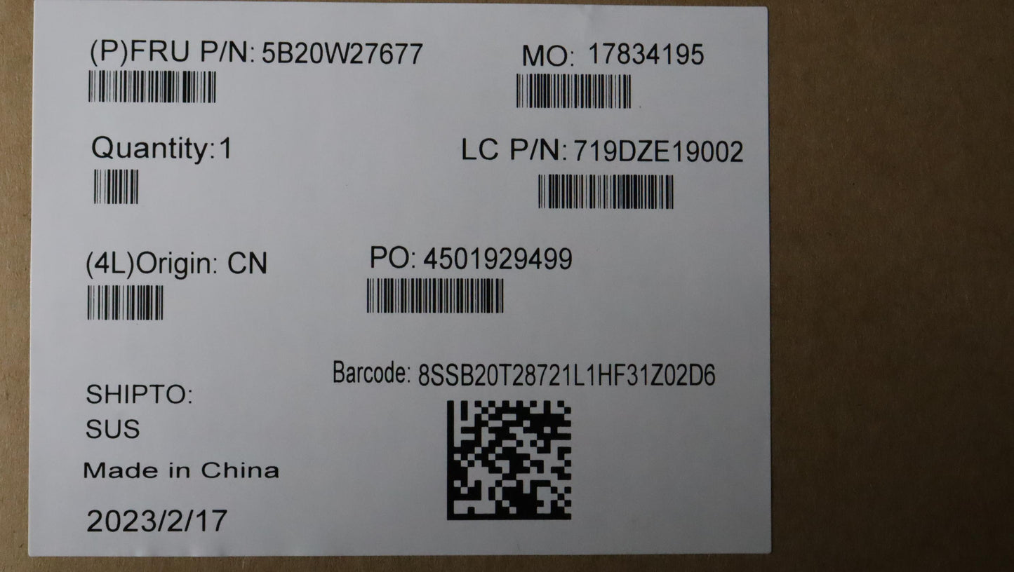 Lenovo Bdplanar Lenovo Mb Fru No - 5B20W27677
