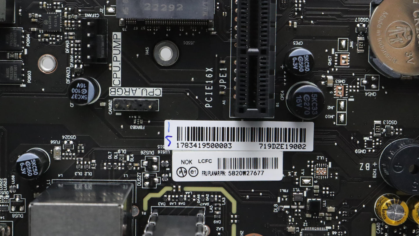 Lenovo Bdplanar Lenovo Mb Fru No - 5B20W27677
