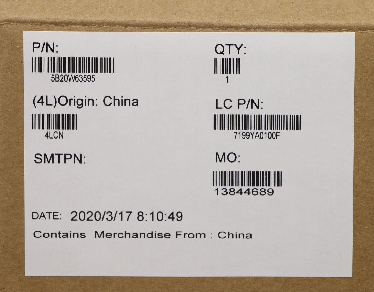 Lenovo Fe495 Mb R7 3700U V10Win Nayt - 5B20W63595