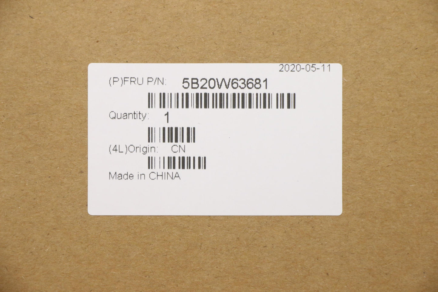 Lenovo Mb I7-10510U 4+4G Nvp Yft Win - 5B20W63681