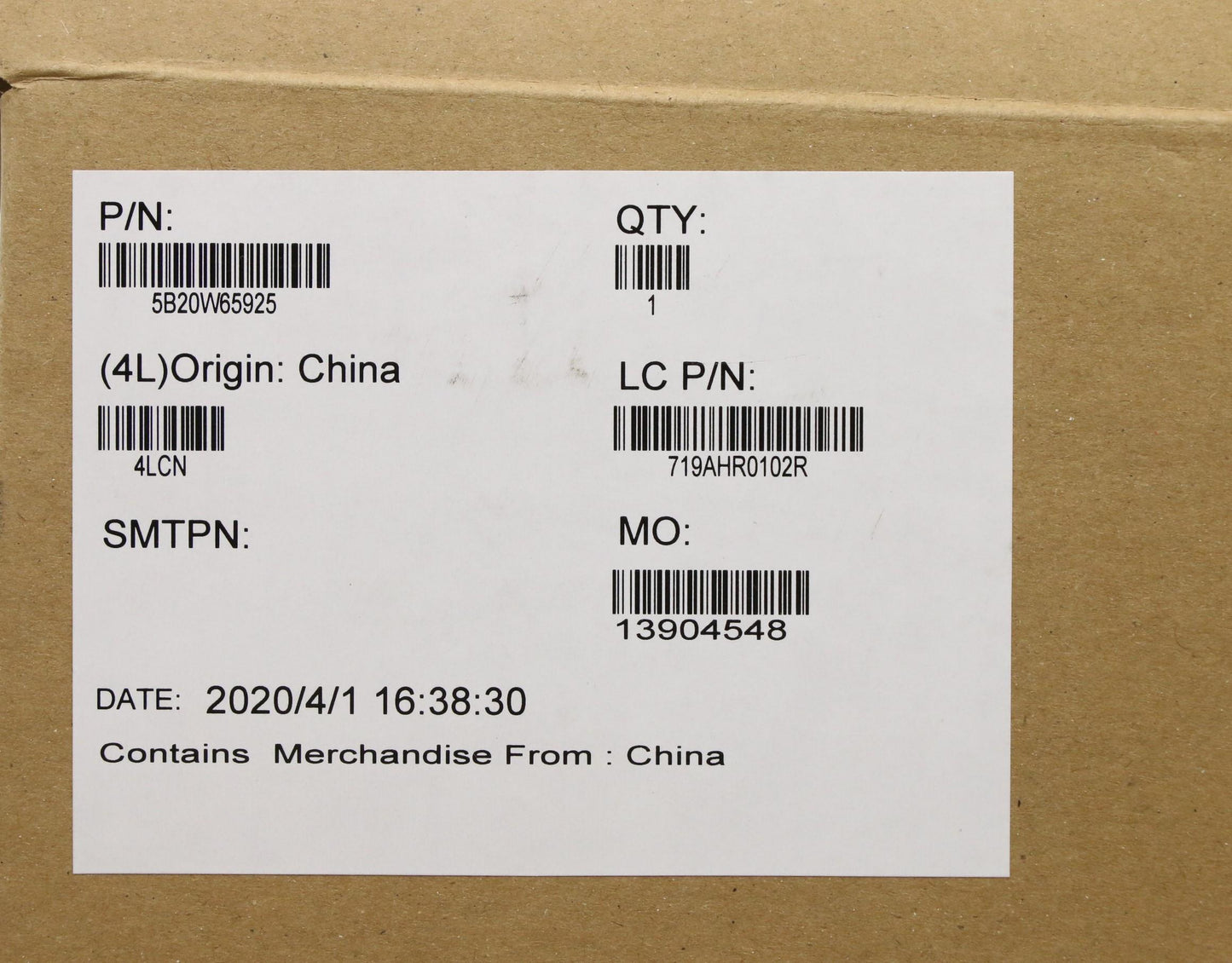 Lenovo Wini5-102108Gy-Tpm2Swg - 5B20W65925