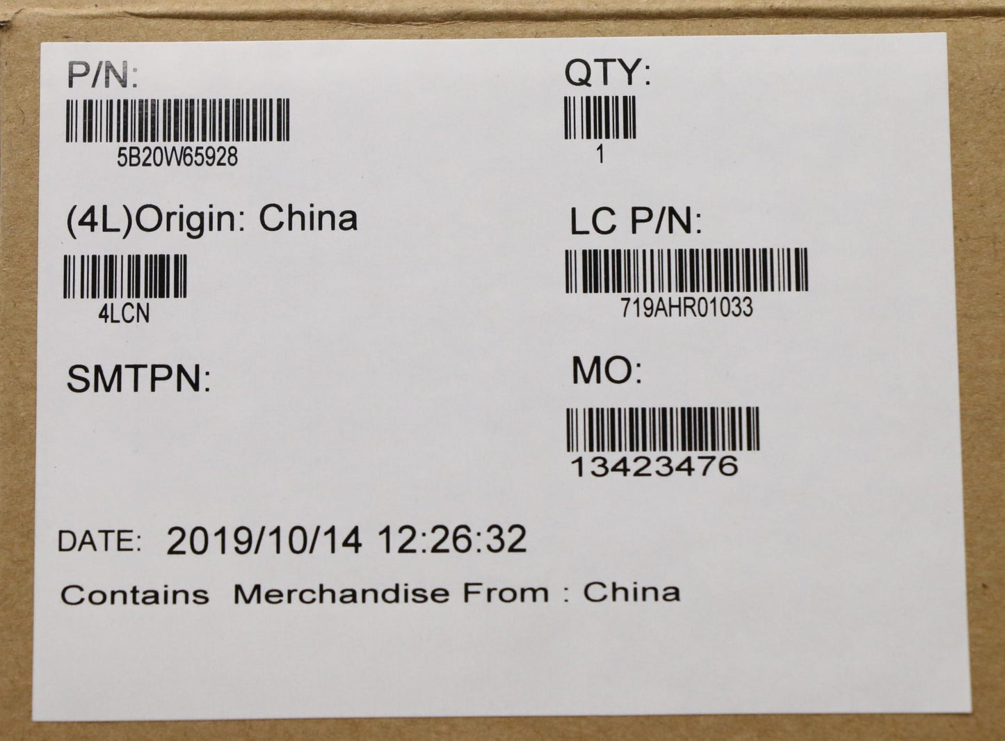 Lenovo Wini5-1021016Gy-Tpm2Swg - 5B20W65928