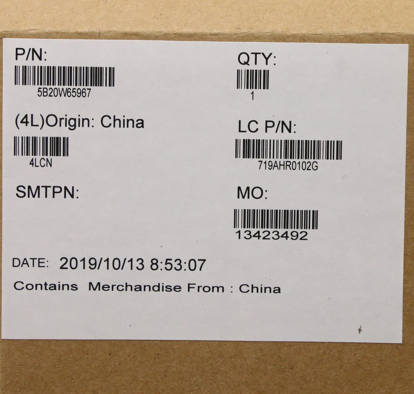 Lenovo Noki5-102108Gd-Tpmuma - 5B20W65967