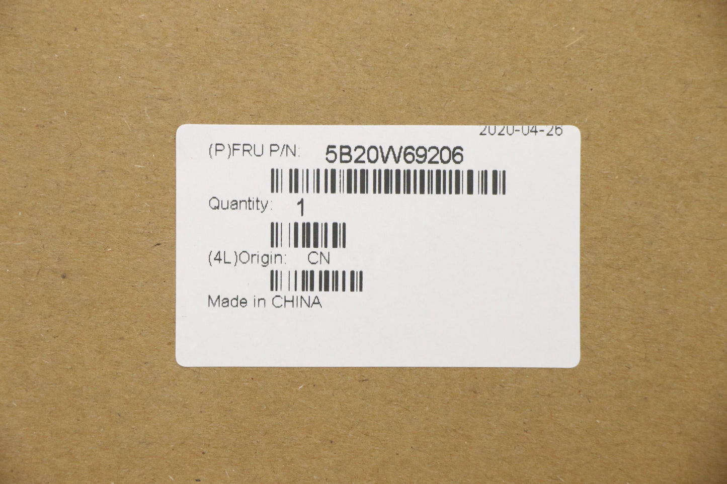 Lenovo Mb Dis I7 0G Fp Bl Nrtc Win - 5B20W69206