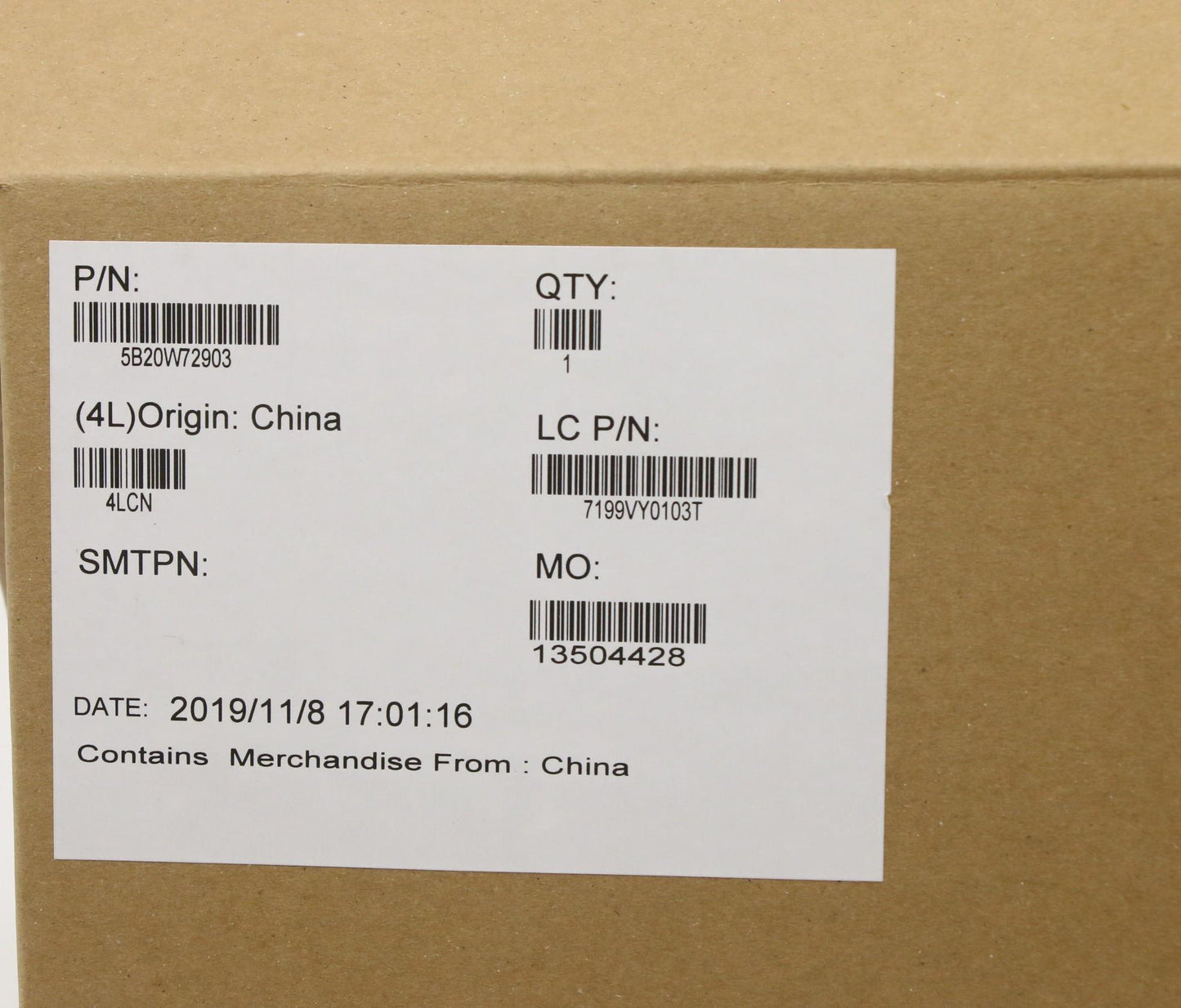 Lenovo Fx390 Mb Win I7-8565U16G Na Nt - 5B20W72903