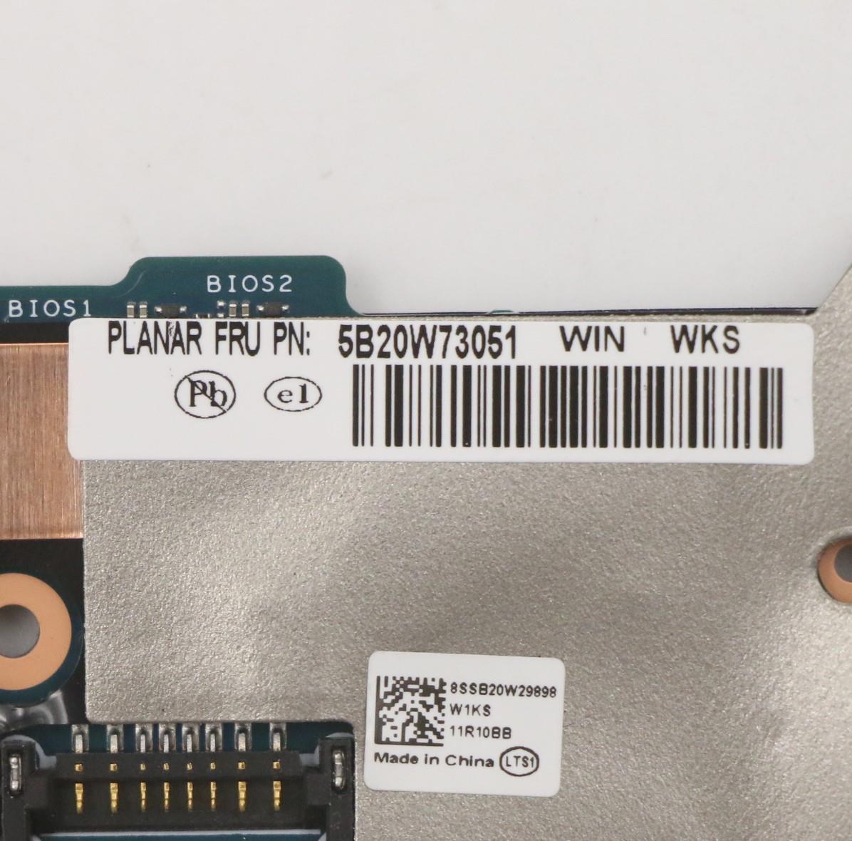 Lenovo Bdplanar Win,I7-1180G7,16G,Amt - 5B20W73051
