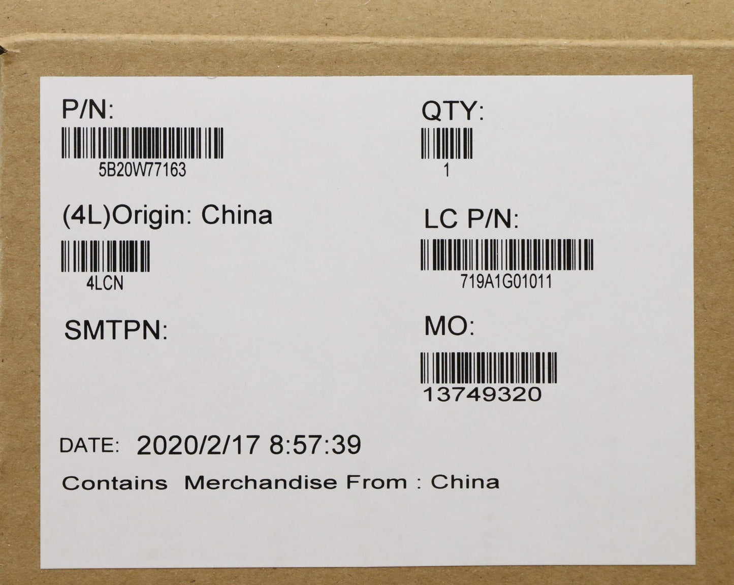 Lenovo Rz5Pro3500U 8Gwin Yd Ytft2 Pb - 5B20W77163