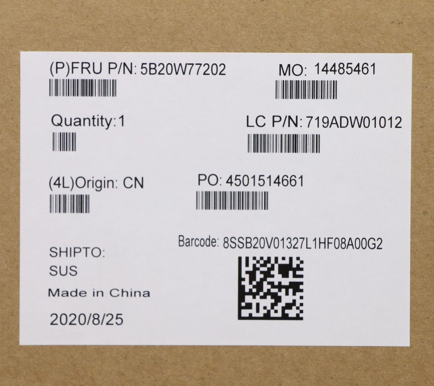 Lenovo Fe4A0 Mb I710510U R625 Win Yt( - 5B20W77202