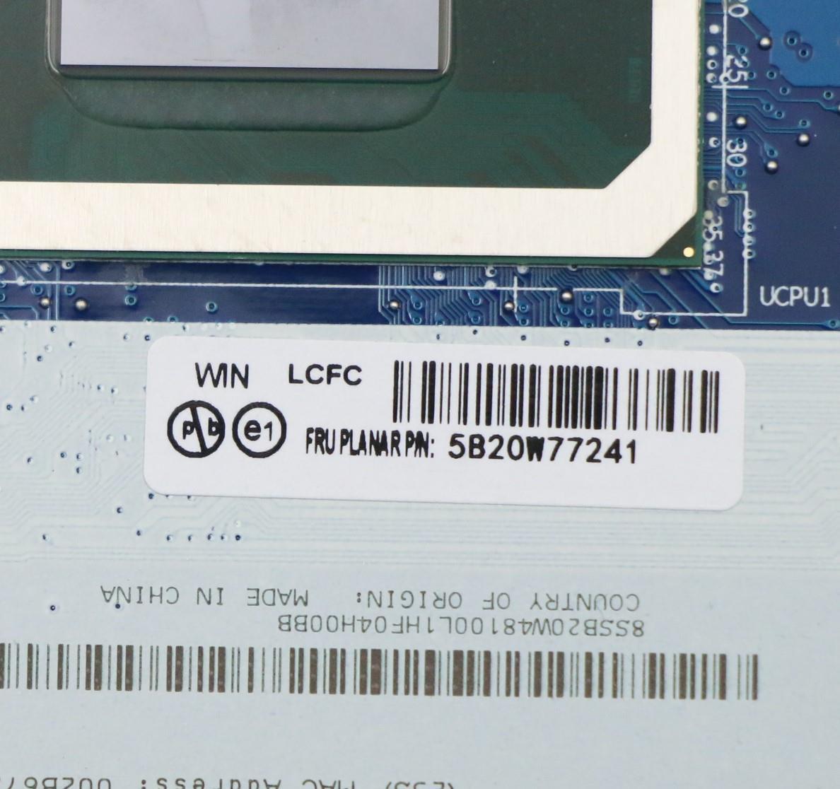 Lenovo Fe4A0 Mb I7-10710U Rx640,Win,Y - 5B20W77241