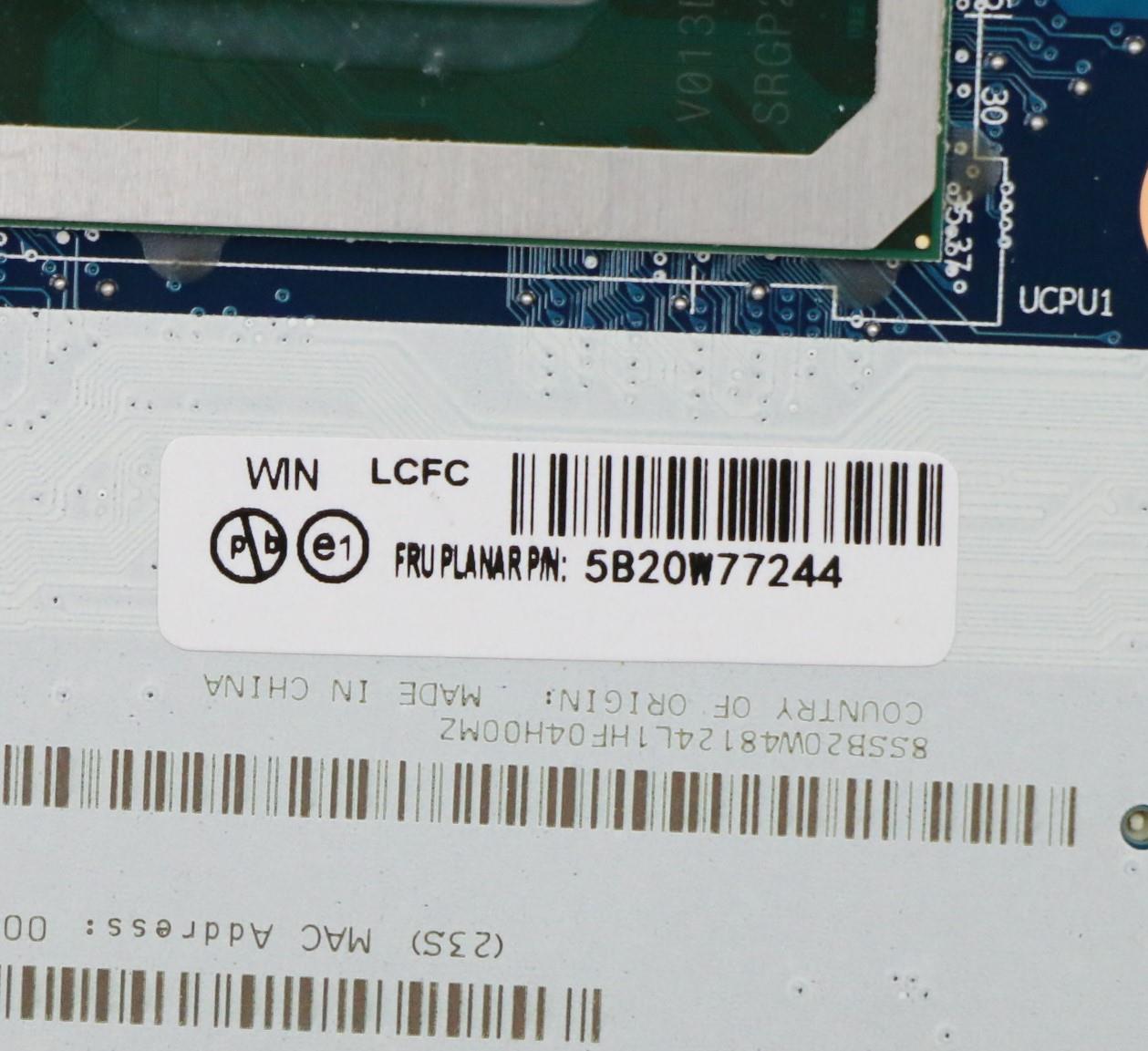 Lenovo Fe5A0 Mb I7-10710U Rx640,Win,Y - 5B20W77244
