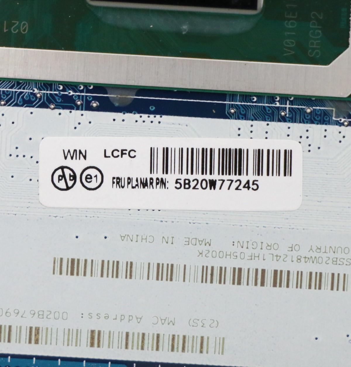 Lenovo Fe5A0 Mb I7-10710U Rx640,Win,Y - 5B20W77245