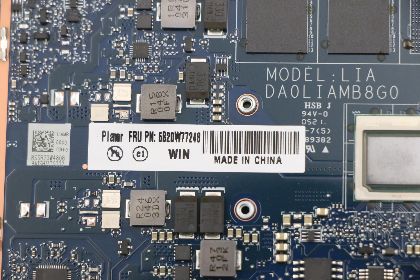 Lenovo Lia Mb(I5-8200Y1.3G/Uma4)Wcpuv - 5B20W77248