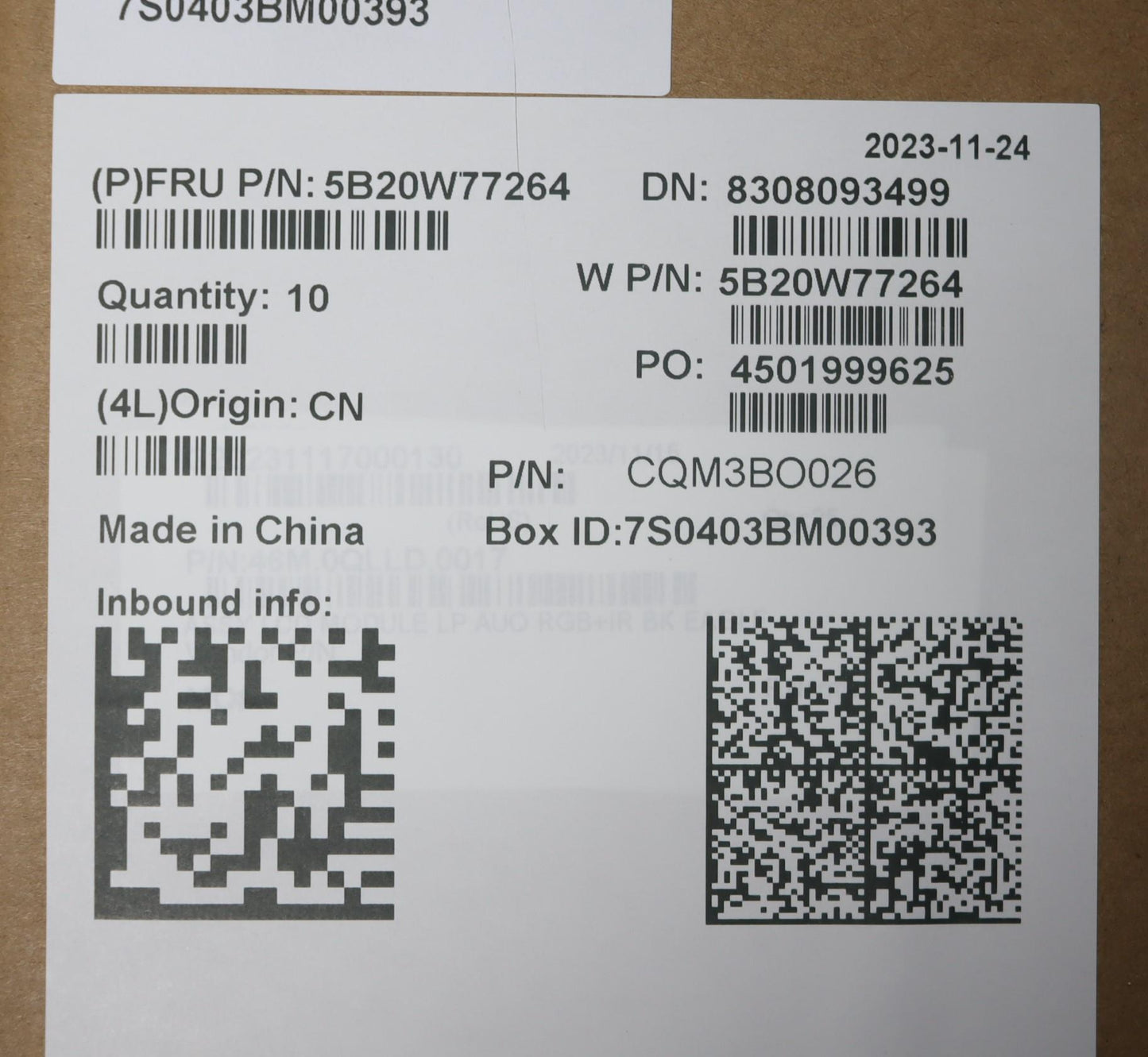 Lenovo Bdplanar I5-10310U Vp 8+8G Ydt - 5B20W77264
