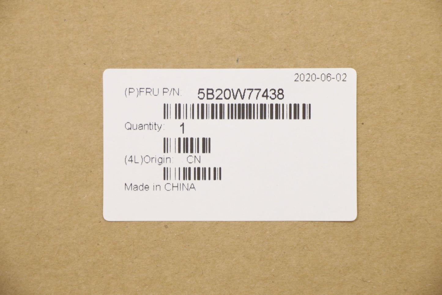 Lenovo Motherboard with Intel i5-10210U, SSD Support, for Windows - 5B20W77438