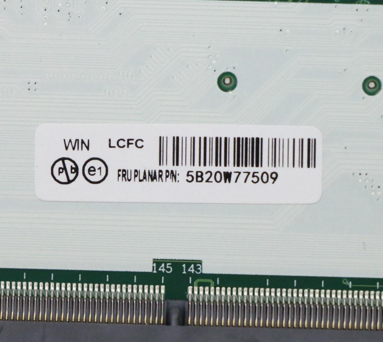 Lenovo Bdplanar I7-10510U Ssd Win Na - 5B20W77509