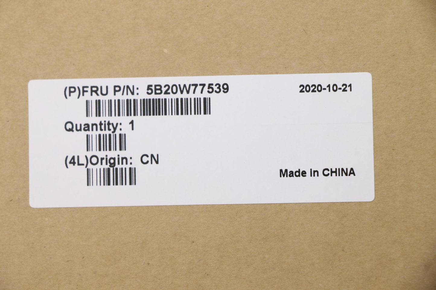 Lenovo Bdplanar 6252Gi7-10510Uhddwin - 5B20W77539