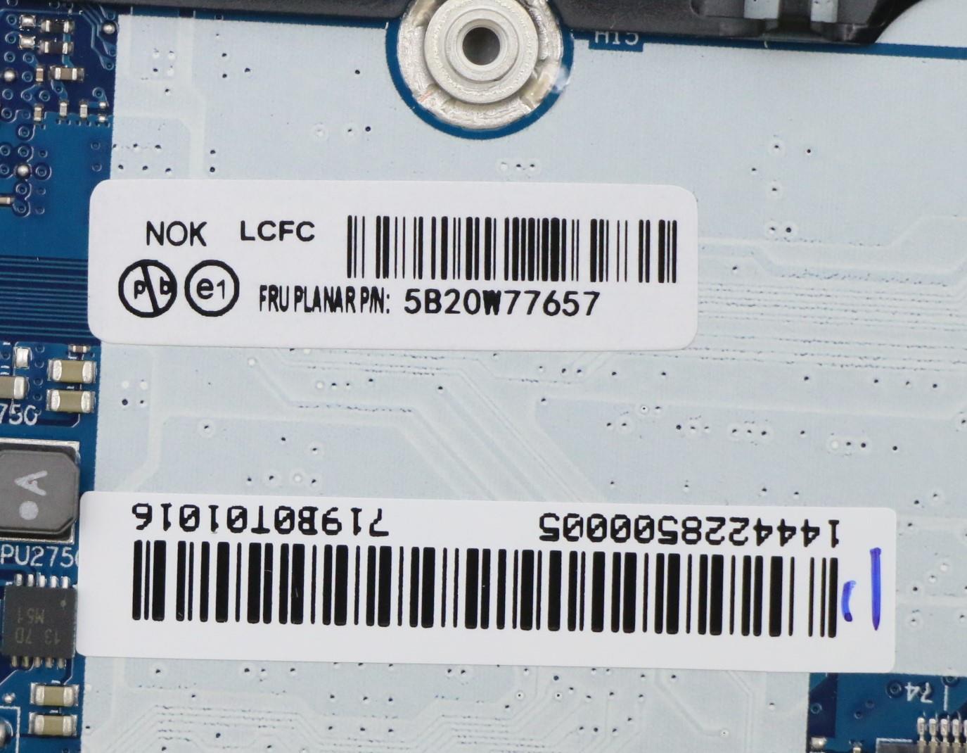 Lenovo Bdplanar R5Pro4650U 16Gnok Ydy - 5B20W77657