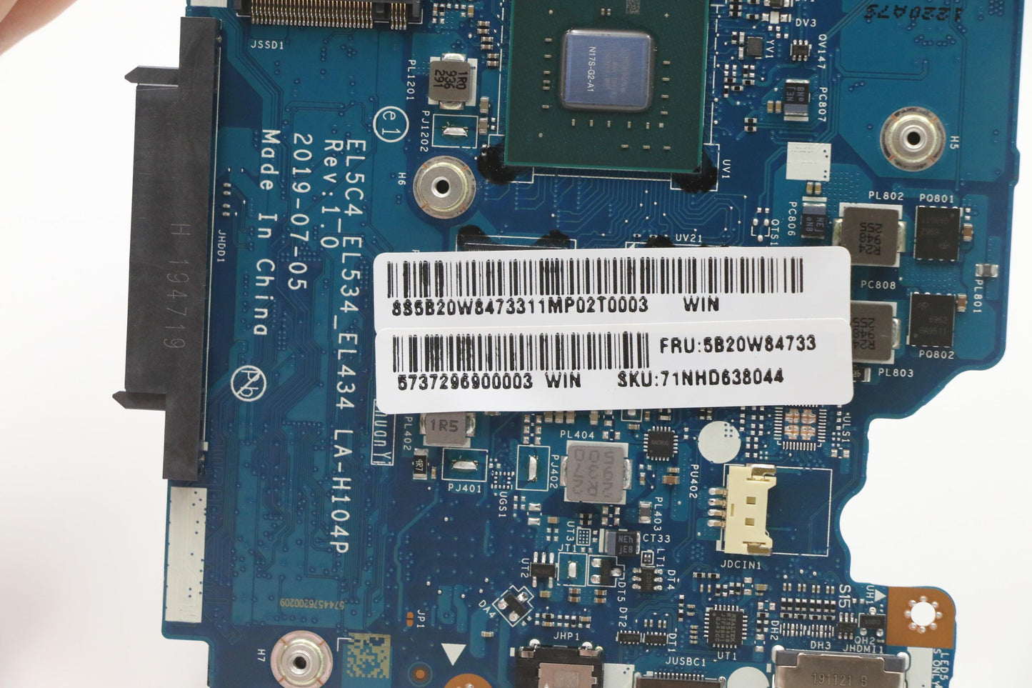 Lenovo Mb Dis N17G2 I7U42 D Bls Nrtc - 5B20W84733