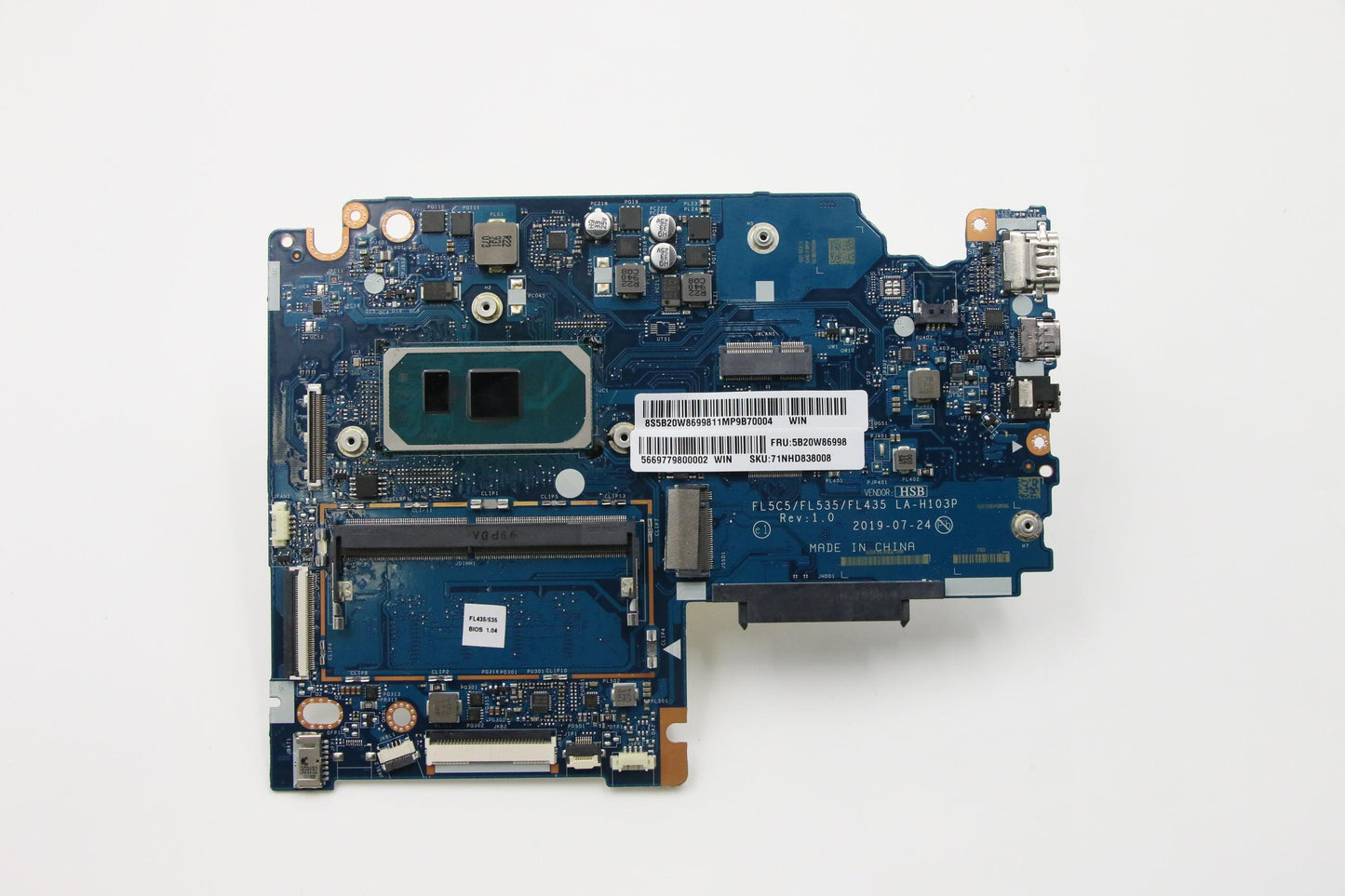 Lenovo Mb Uma I5 D Bl S Nrtc Win - 5B20W86998