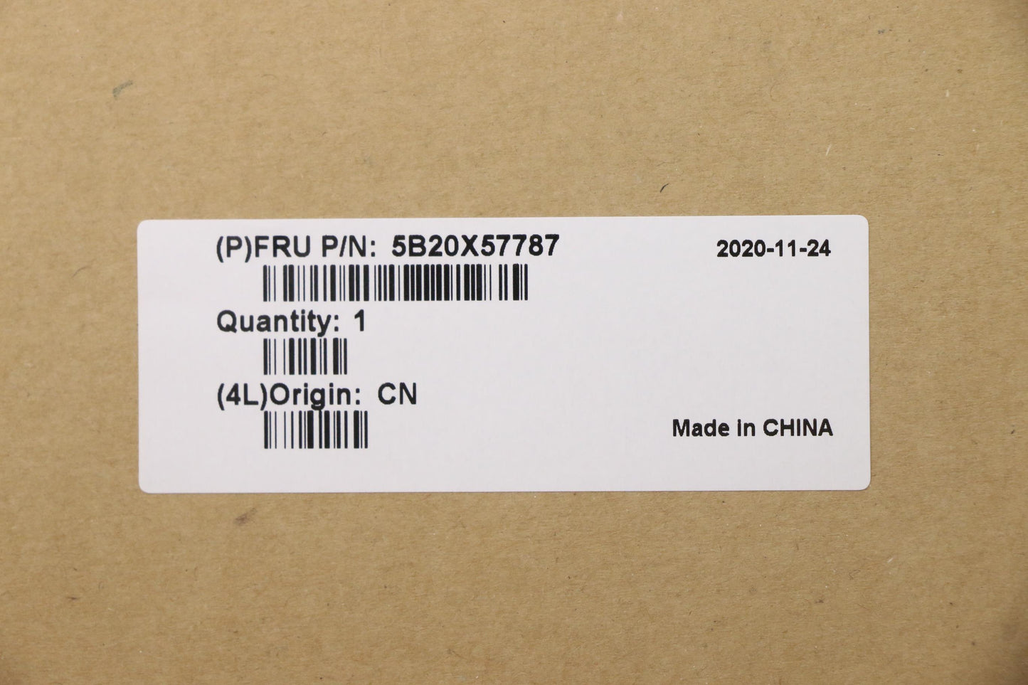 Lenovo Motherboard i5-8265U, 8GB RAM, TPM 2.0, Windows DPK - 5B20X57787