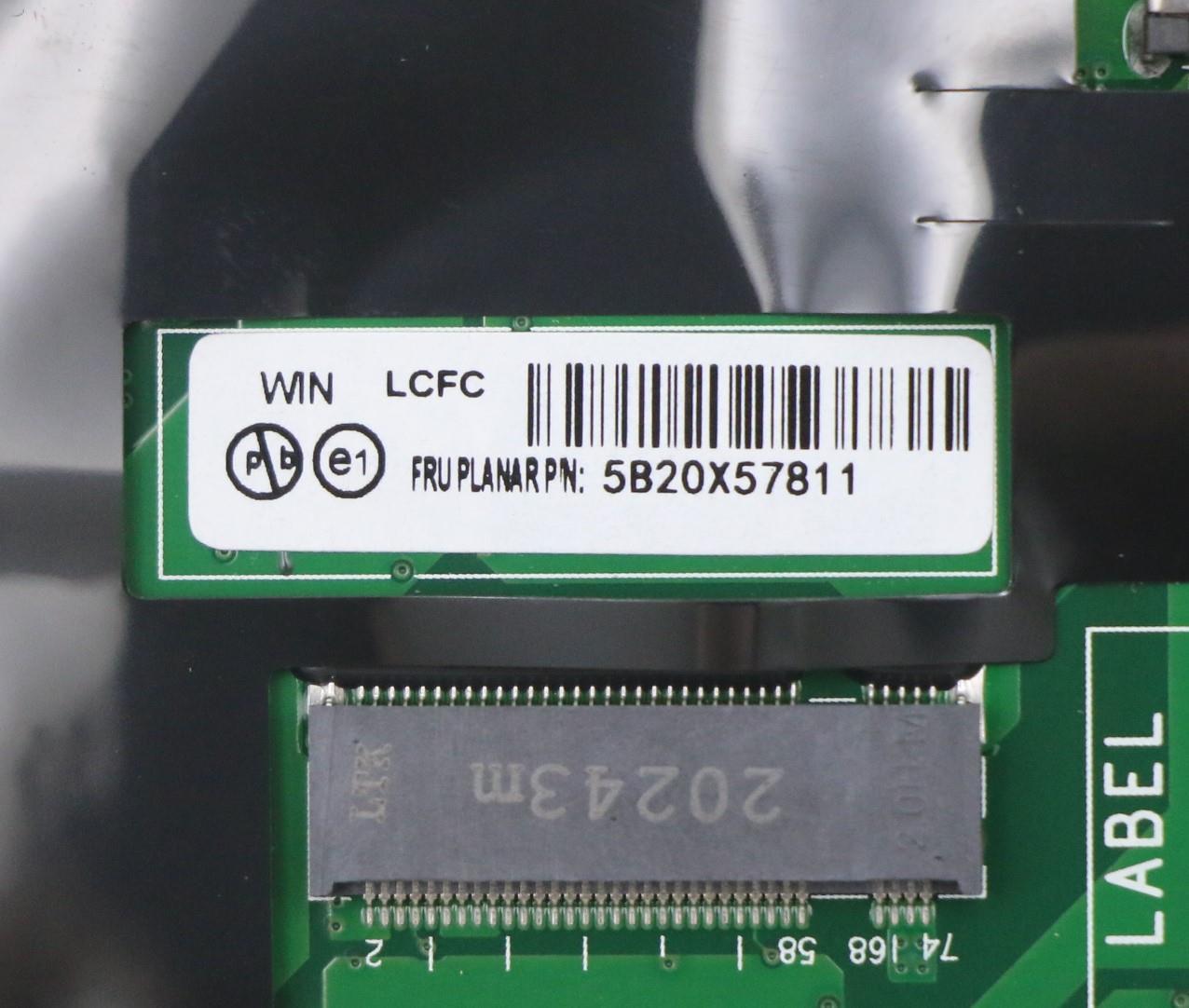 Lenovo Motherboard, 8GB RAM, 9560, yTPM2, Windows - 5B20X57811