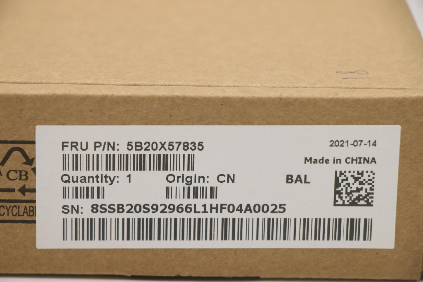 Lenovo Mb Win,I5-8365U,8G,Ya,Yt,Dt2.0 - 5B20X57835