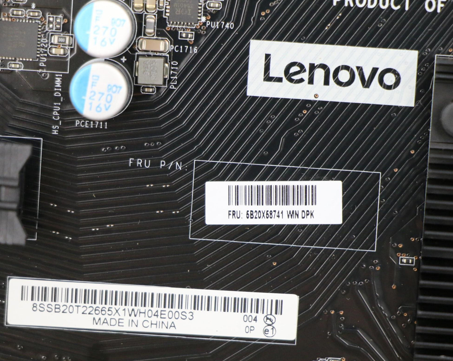 Lenovo Jordan Mb Intel Lga3647 Win Dp - 5B20X58741