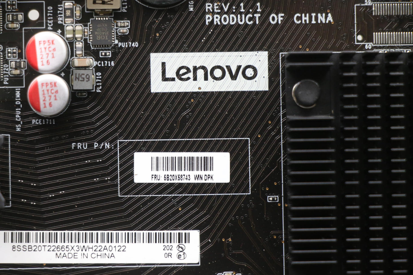Lenovo Mb Intel Lga-3647 Win Dpk Disa - 5B20X58743