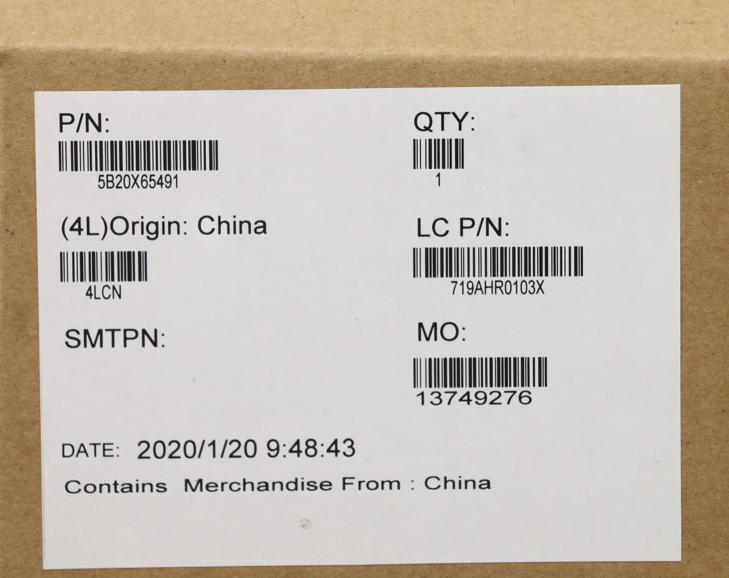 Lenovo I510210Unp8Gbnvidianaytf2Winpb - 5B20X65491