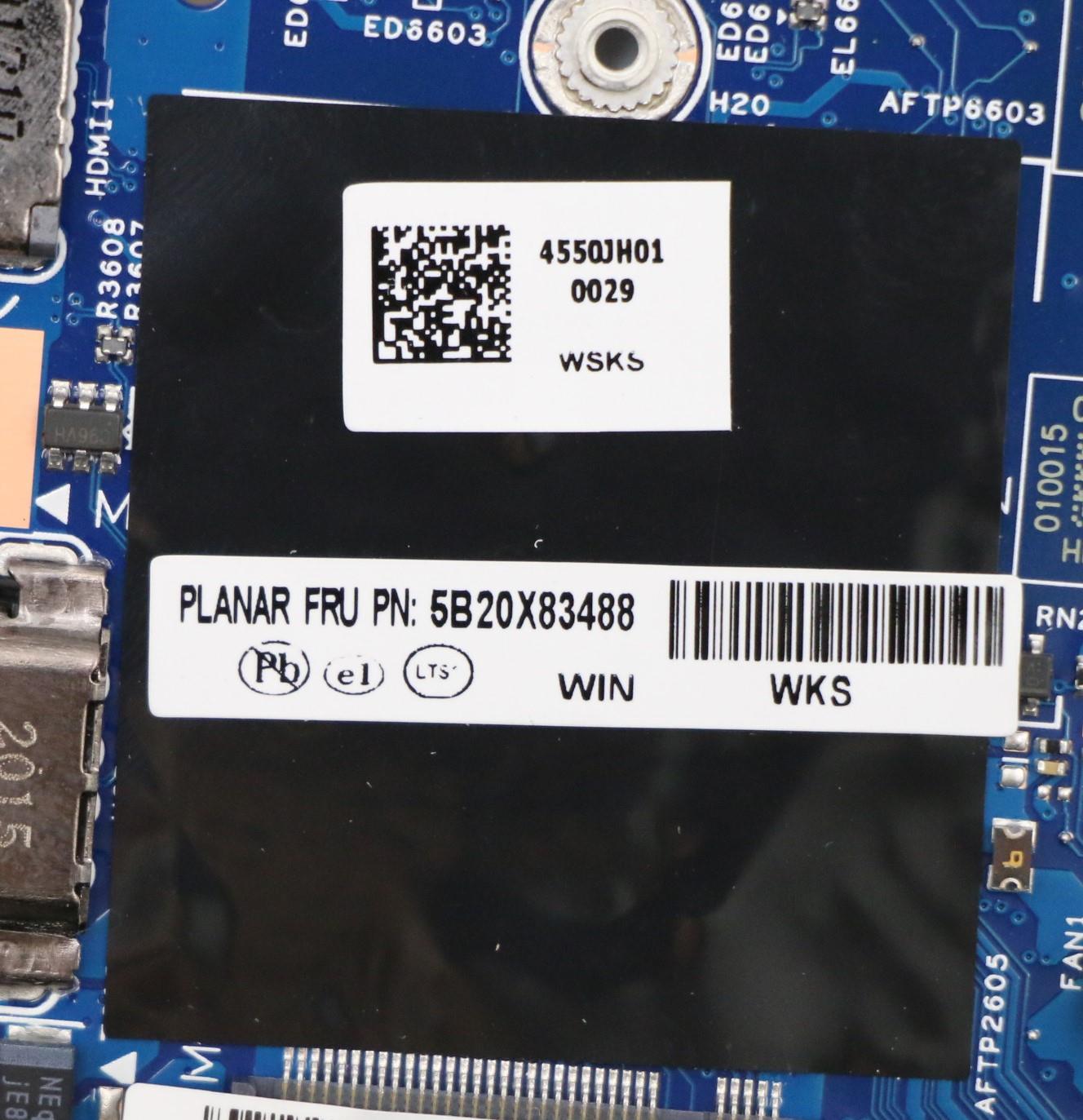 Lenovo Bdplanar I5-10210U16Gwl,Win,Na - 5B20X83488