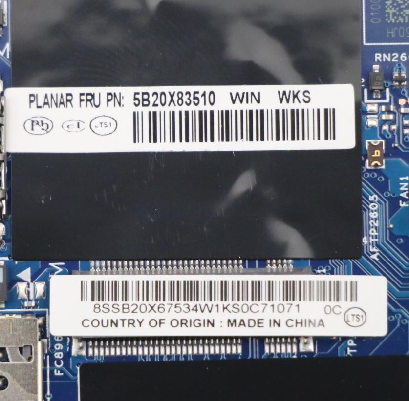 Lenovo Bdplanar I5-10310Uvp8Gwl,Win,Y - 5B20X83510