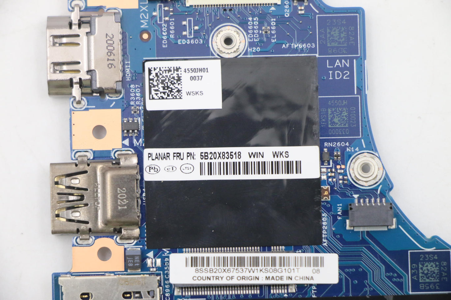 Lenovo Bdplanar I7-10610Uvp8Gwl,Win,Y - 5B20X83518
