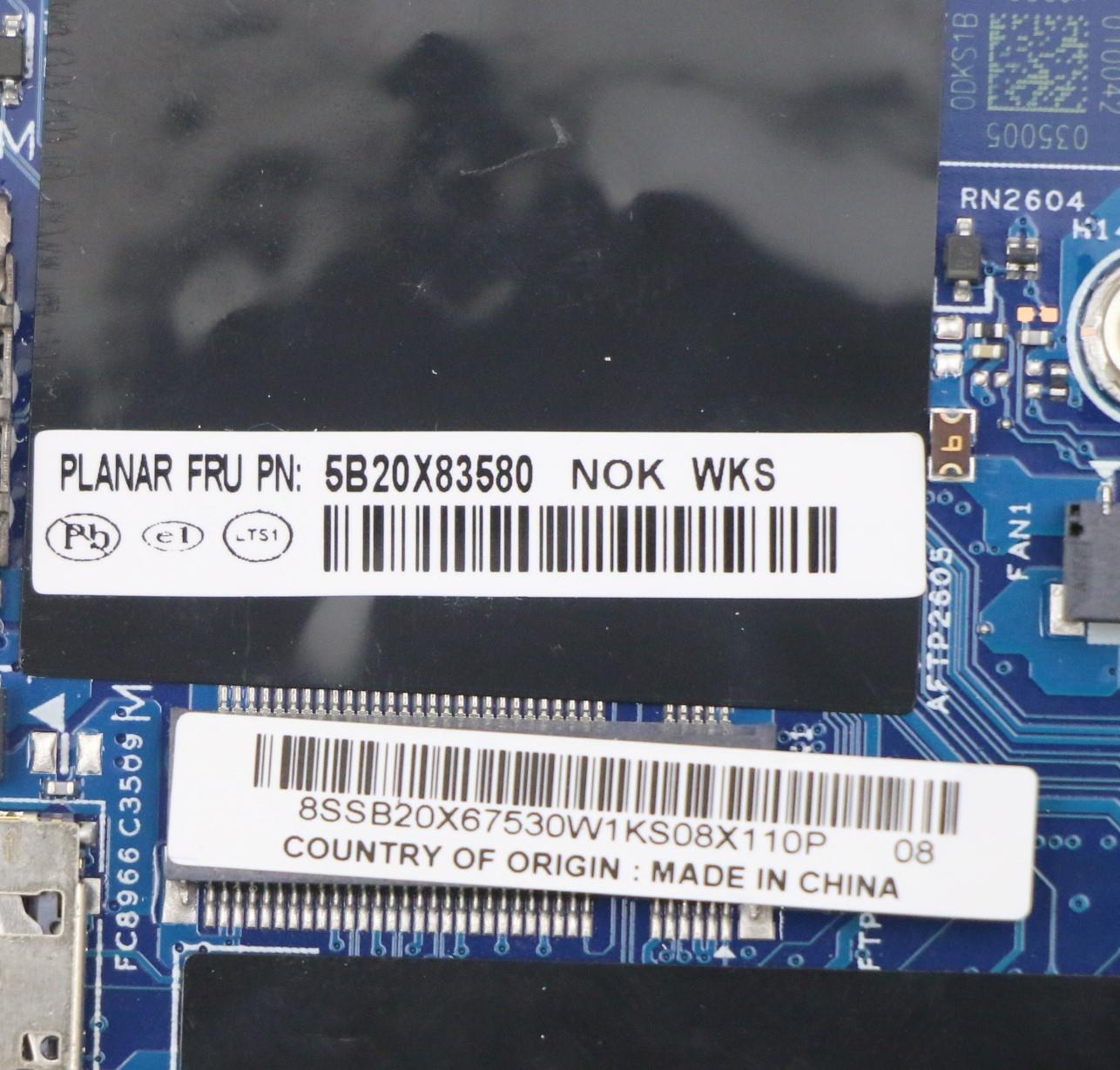 Lenovo Bdplanar I5-10210U16Gwl,Nok,Na - 5B20X83580