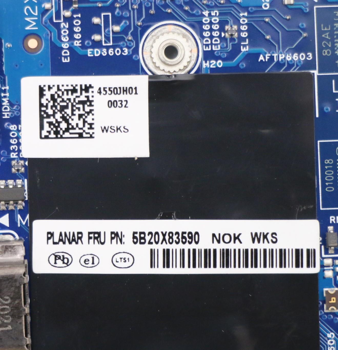 Lenovo Bdplanar I7-10510U16Gwl,Nok,Na - 5B20X83590