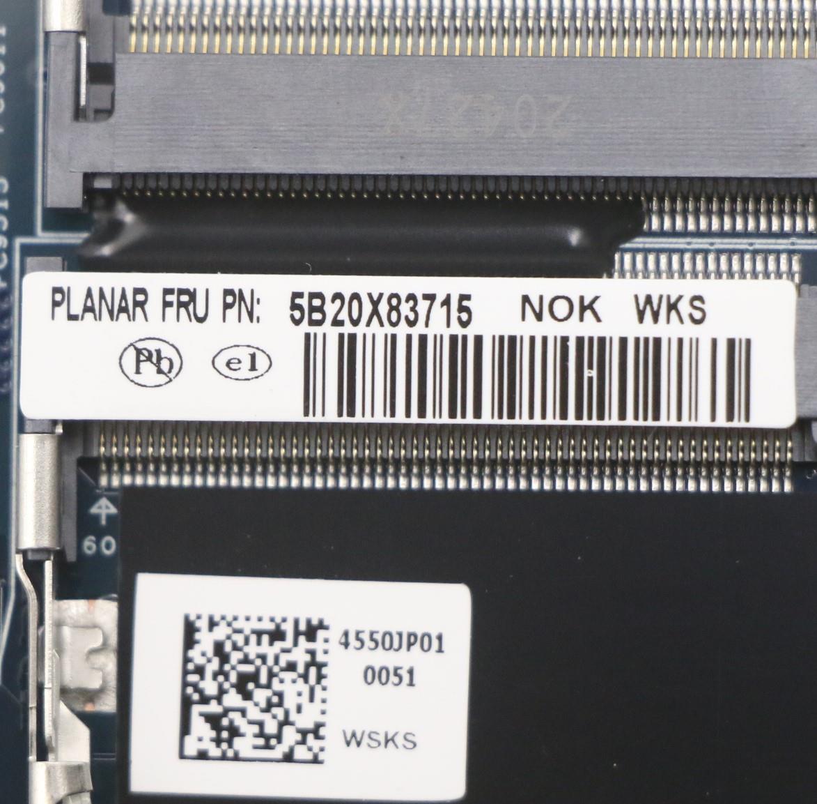 Lenovo Bdplanar Nokw-10855Mdisyaydtya - 5B20X83715