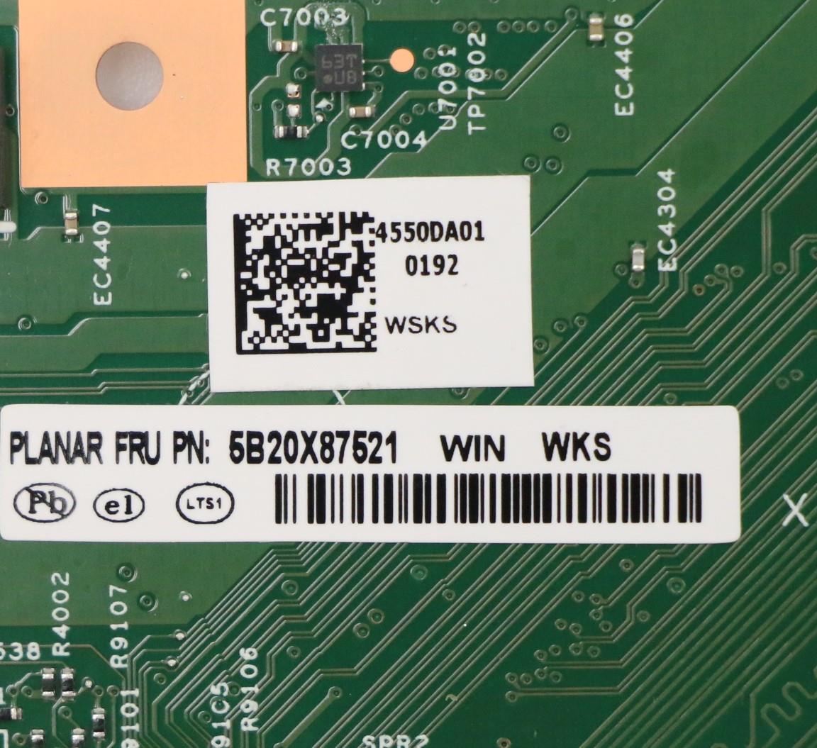 Lenovo - BDPLANAR IUHDG605 N5030, 8G, YG NvP, WIN YT - 5B20X87521